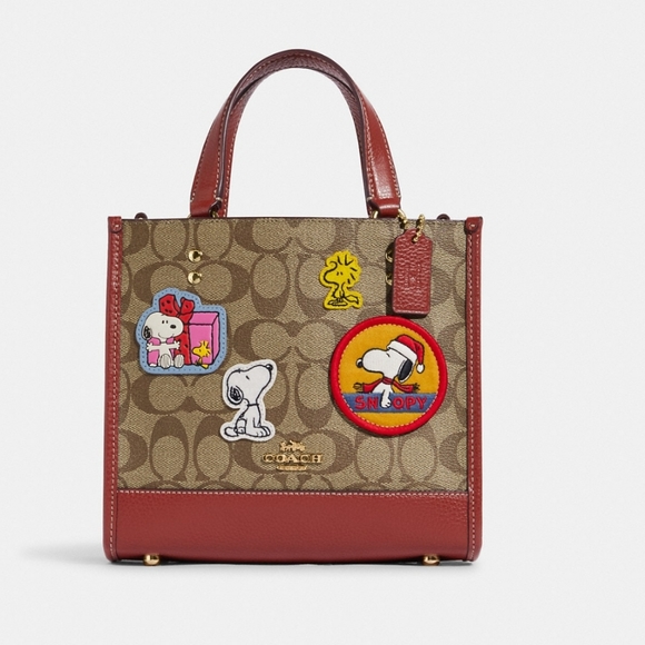 Coach Bags Coach X Peanuts Dempsey Tote 22 In Signature Canvas With